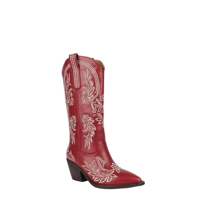 Ladies Red Cowboy Boots