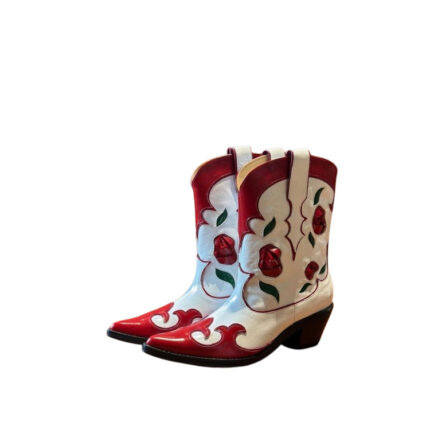 Red White Cowgirl Boots
