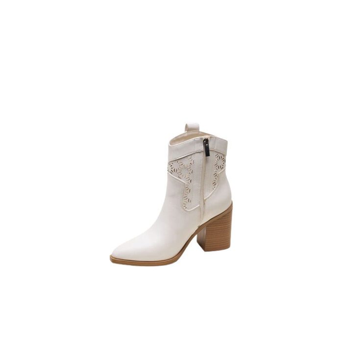 Short White Cowboy Boots