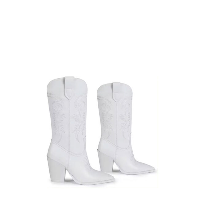 White Cowgirl Boots for Wedding